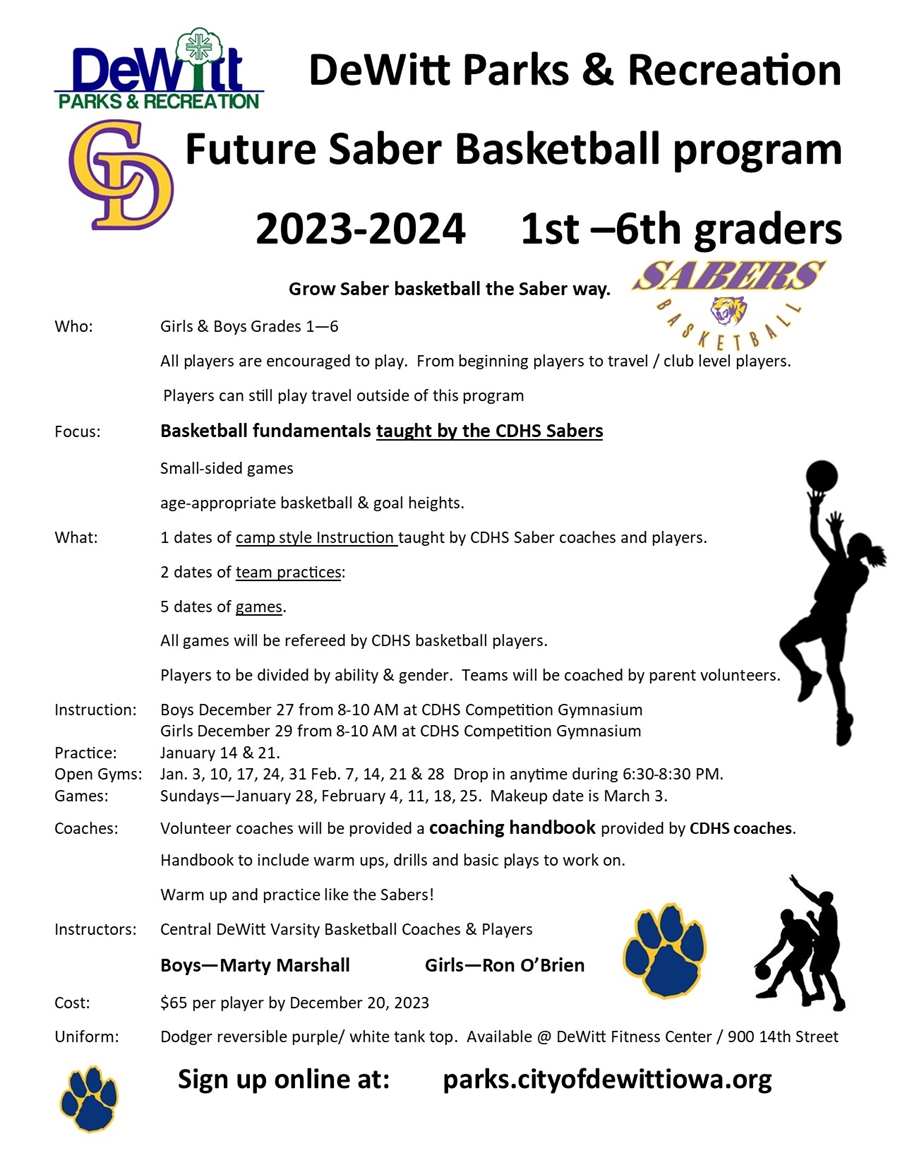 Basketball DeWitt Parks & Recreation